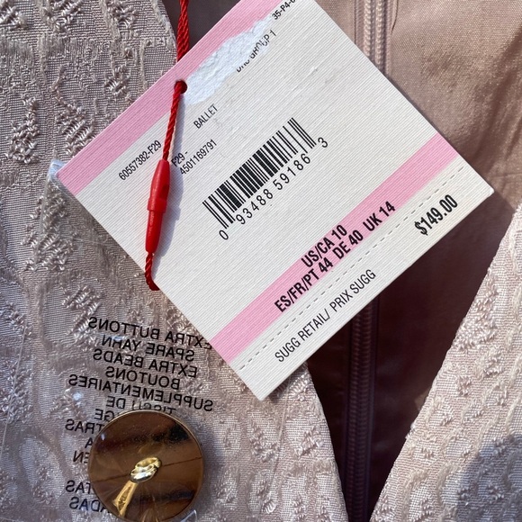 ANNE KLEIN Blush Pink Dress Size 10 NWT - Picture 7 of 16